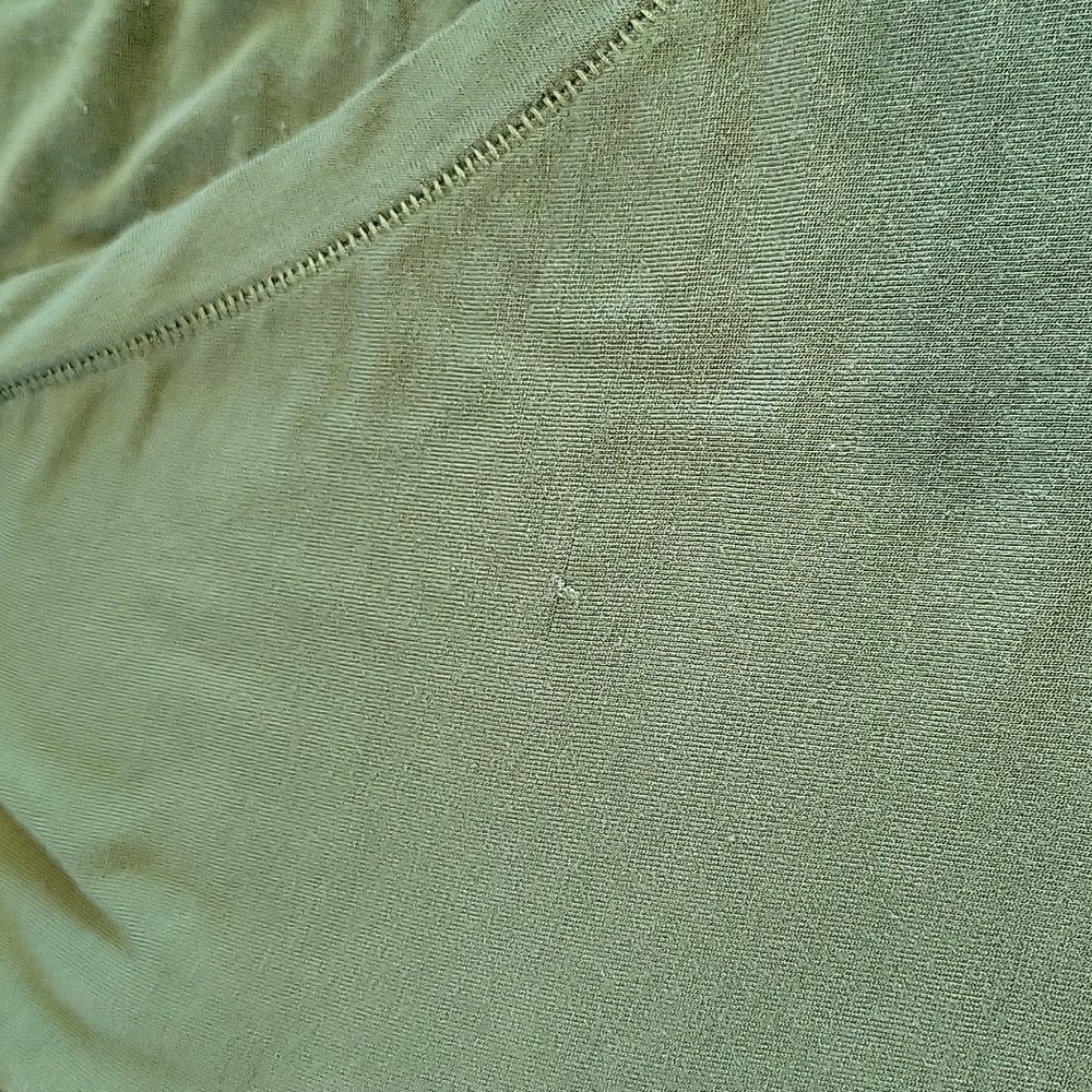 American Eagle Soft & Sexy v-neck tee, sage/teal, M - Picture 3 of 3
